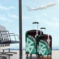 Wallis And Futuna Luggage Cover Tribal Polynesian Tattoo Heritage Cross Flag