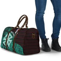 Wallis And Futuna Travel Bag Tribal Polynesian Tattoo Heritage Cross Flag