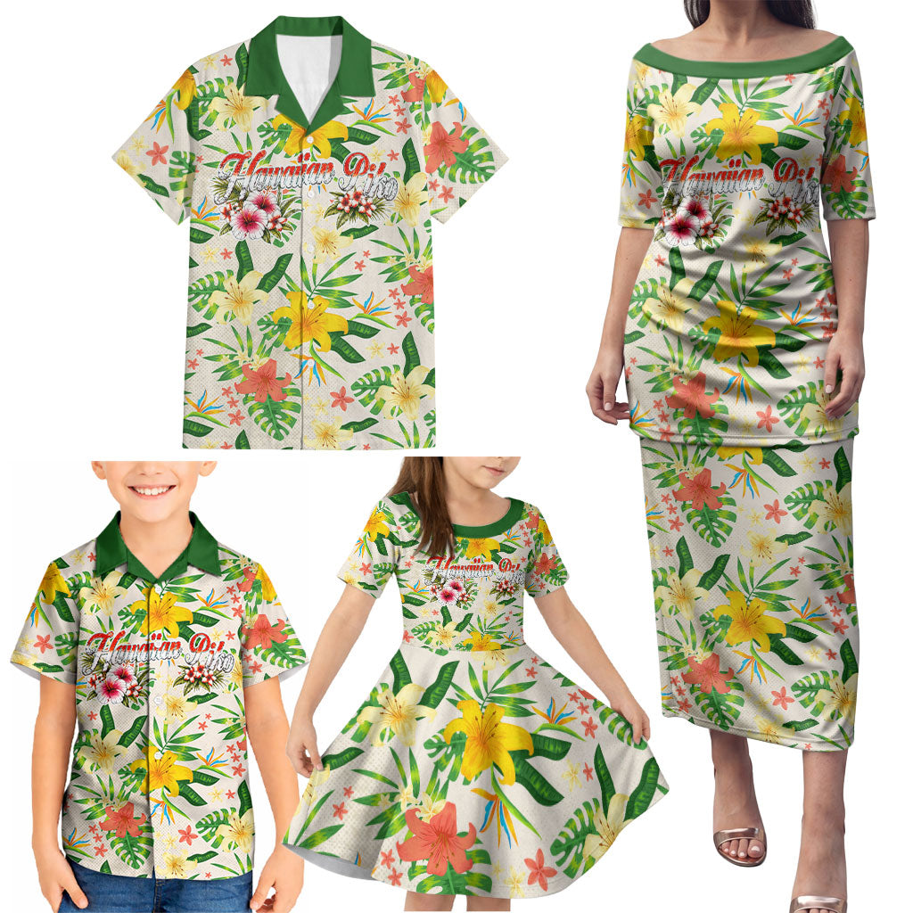 Hawaiian Piko Threads Of Paradise Aloha Family Matching Puletasi and Hawaiian Shirt Tropical Hibiscus Plumeria TS04 - Polynesian Pride