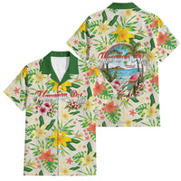 Hawaiian Piko Threads Of Paradise Aloha Family Matching Puletasi and Hawaiian Shirt Tropical Hibiscus Plumeria