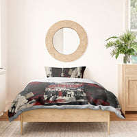Samoa Black Saturday 1929 Bedding Set Mau Movement Vintage Newspaper Grunge Polynesian TS04 - Polynesian Pride