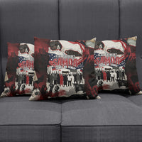Samoa Black Saturday 1929 Pillow Cover Mau Movement Vintage Newspaper Grunge Polynesian TS04 - Polynesian Pride