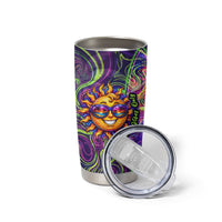 Waimanalo Hawaii Sun Rabbit Tumbler Cup Psychedelic Trippy Neon Swirl Graphic
