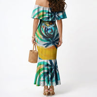 Hawaii Waimanalo Sea Turtle Mermaid Dress Cute Tropical Beach Aloha Spirit Cartoon