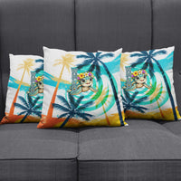Hawaii Waimanalo Sea Turtle Pillow Cover Cute Tropical Beach Aloha Spirit Cartoon