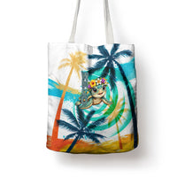Hawaii Waimanalo Sea Turtle Tote Bag Cute Tropical Beach Aloha Spirit Cartoon