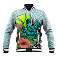 Polynesian Hawaii Baseball Jacket Kanaka with Crab Tribal tattoo TS04 Unisex Multicolor - Polynesian Pride