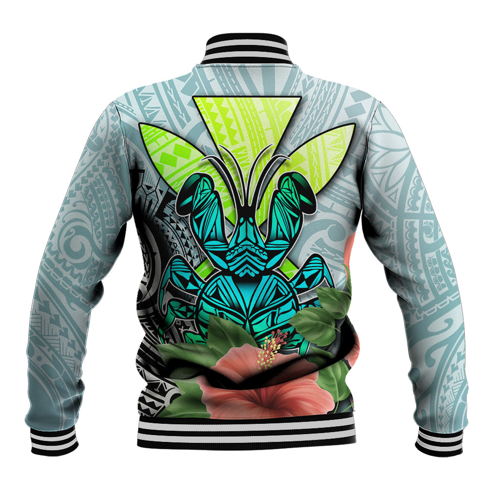 Polynesian Hawaii Baseball Jacket Kanaka with Crab Tribal tattoo TS04 - Polynesian Pride