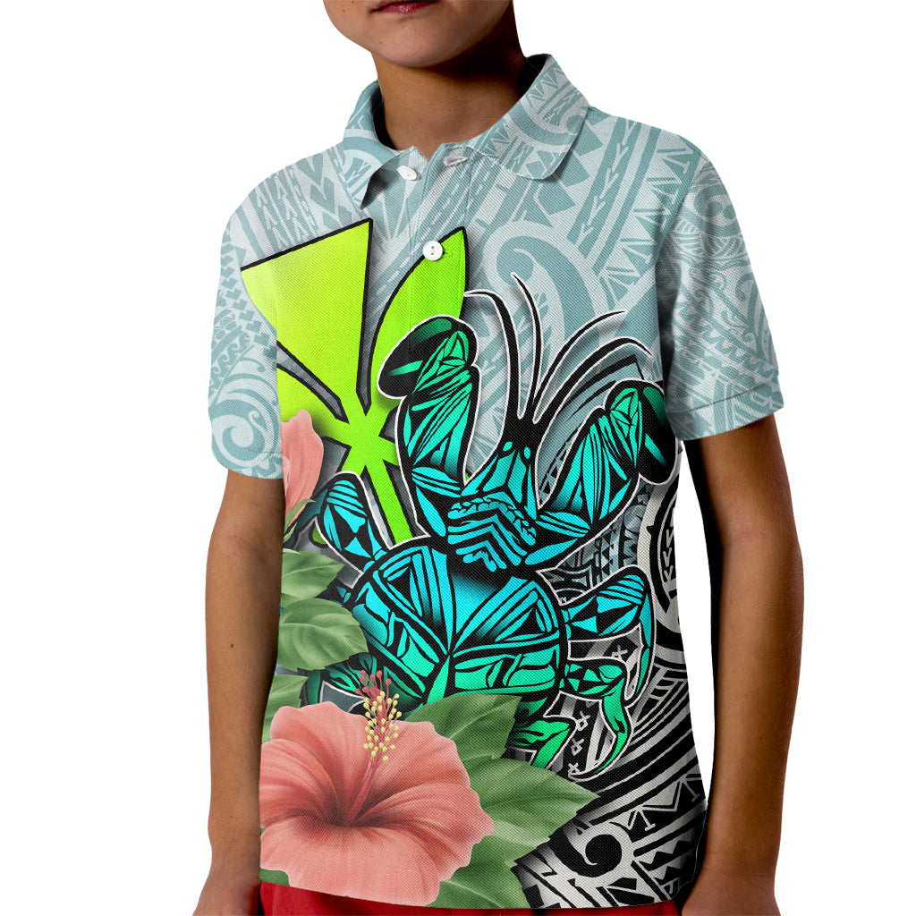 Polynesian Hawaii Kid Polo Shirt Kanaka with Crab Tribal tattoo TS04 Kid Multicolor - Polynesian Pride