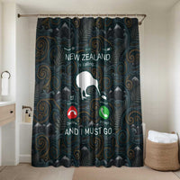 New Zealand is Calling and I Must Go Bathroom Set Kiwi Bird Silhouette