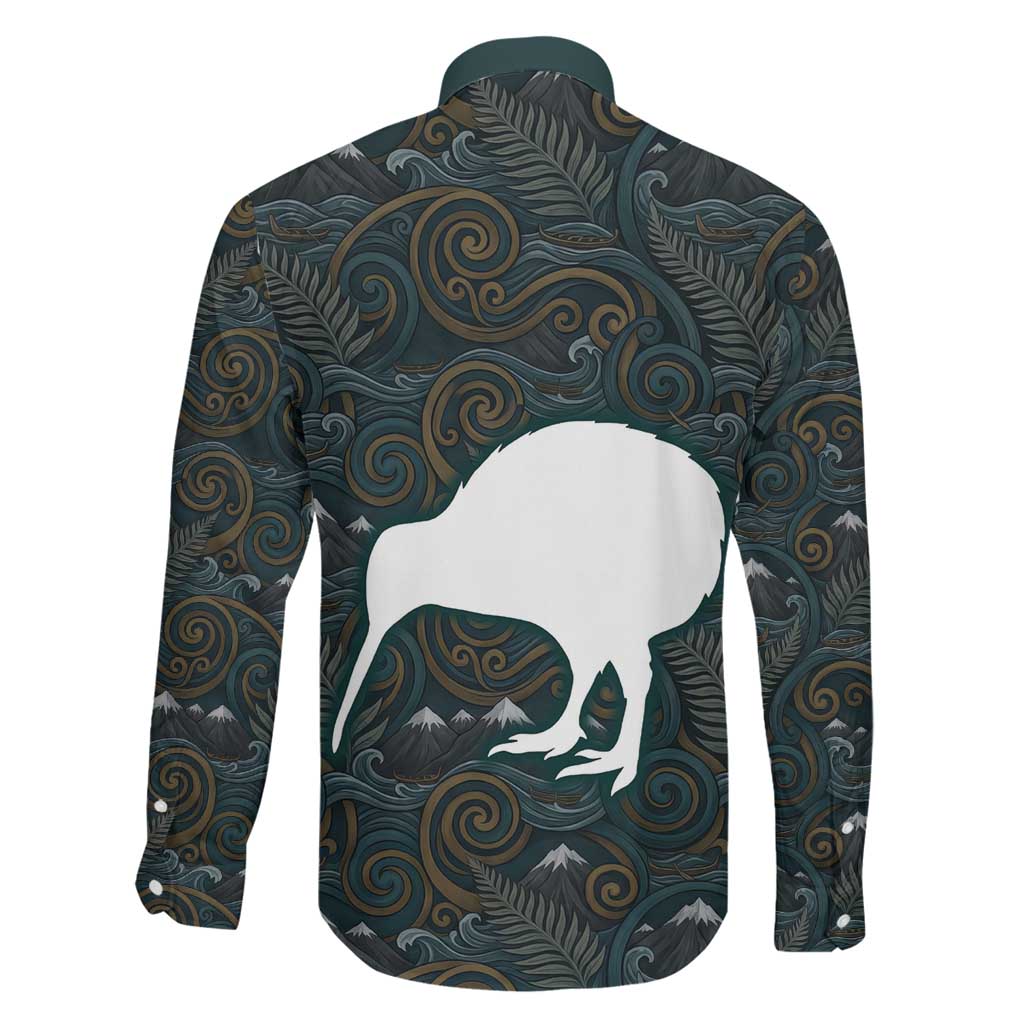 New Zealand is Calling and I Must Go Family Matching Tank Maxi Dress and Hawaiian Shirt Kiwi Bird Silhouette