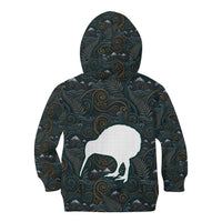 New Zealand is Calling and I Must Go Kid Hoodie Kiwi Bird Silhouette TS04 - Polynesian Pride