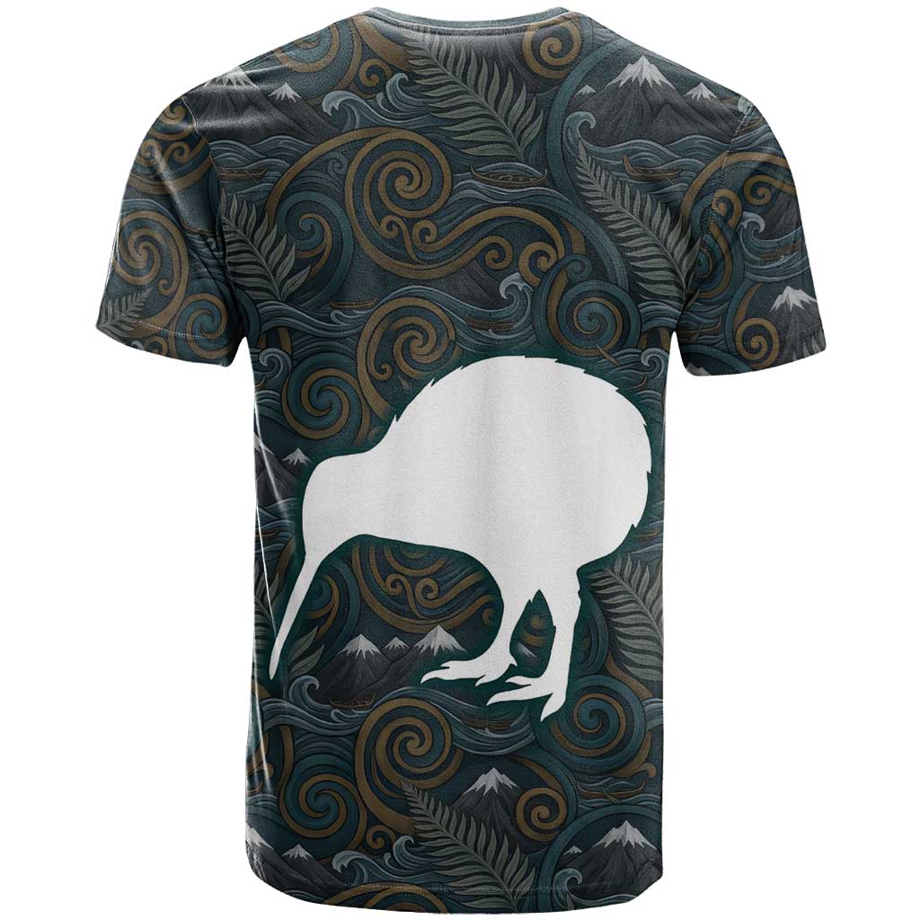 New Zealand is Calling and I Must Go T Shirt Kiwi Bird Silhouette