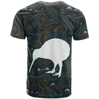 New Zealand is Calling and I Must Go T Shirt Kiwi Bird Silhouette