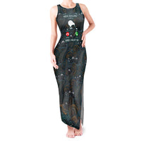 New Zealand is Calling and I Must Go Tank Maxi Dress Kiwi Bird Silhouette TS04 Women Multicolor - Polynesian Pride