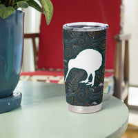 New Zealand is Calling and I Must Go Tumbler Cup Kiwi Bird Silhouette