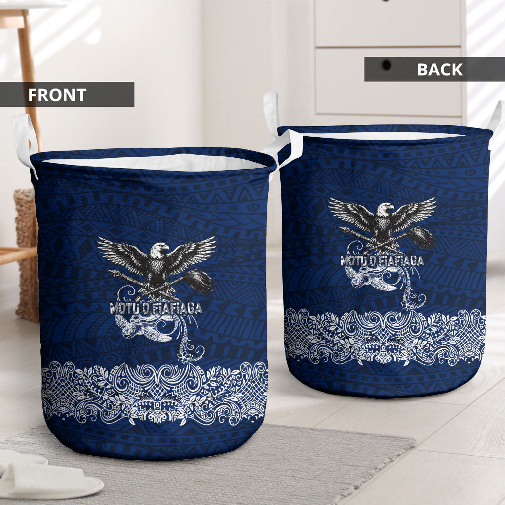 American Samoa Eagle Laundry Basket Sea Turtle Traditional Polynesian Tribal Tattoo