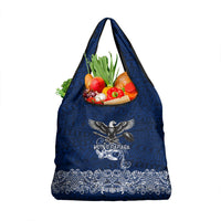 American Samoa Eagle Grocery Bag Sea Turtle Traditional Polynesian Tribal Tattoo