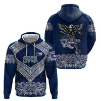American Samoa Eagle Hoodie Sea Turtle Traditional Polynesian Tribal Tattoo