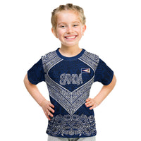 American Samoa Eagle Kid T Shirt Sea Turtle Traditional Polynesian Tribal Tattoo