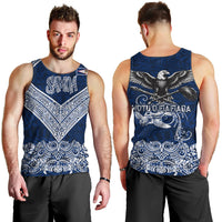 American Samoa Eagle Men Tank Top Sea Turtle Traditional Polynesian Tribal Tattoo
