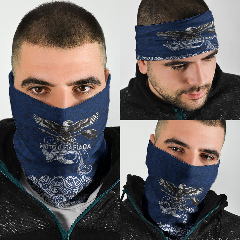 American Samoa Eagle Neck Gaiter Sea Turtle Traditional Polynesian Tribal Tattoo