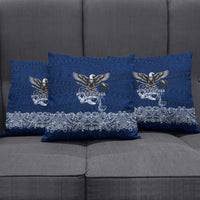 American Samoa Eagle Pillow Cover Sea Turtle Traditional Polynesian Tribal Tattoo