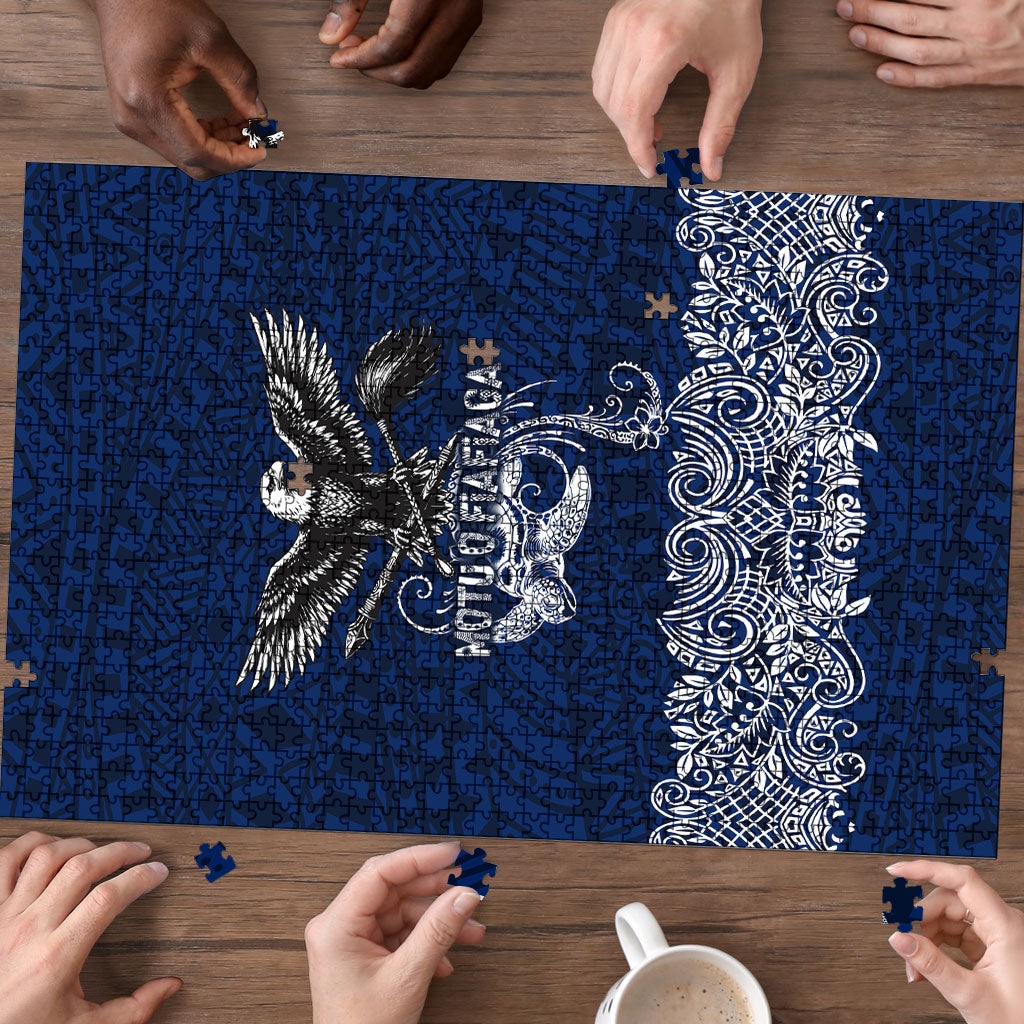 American Samoa Eagle Puzzle Sea Turtle Traditional Polynesian Tribal Tattoo