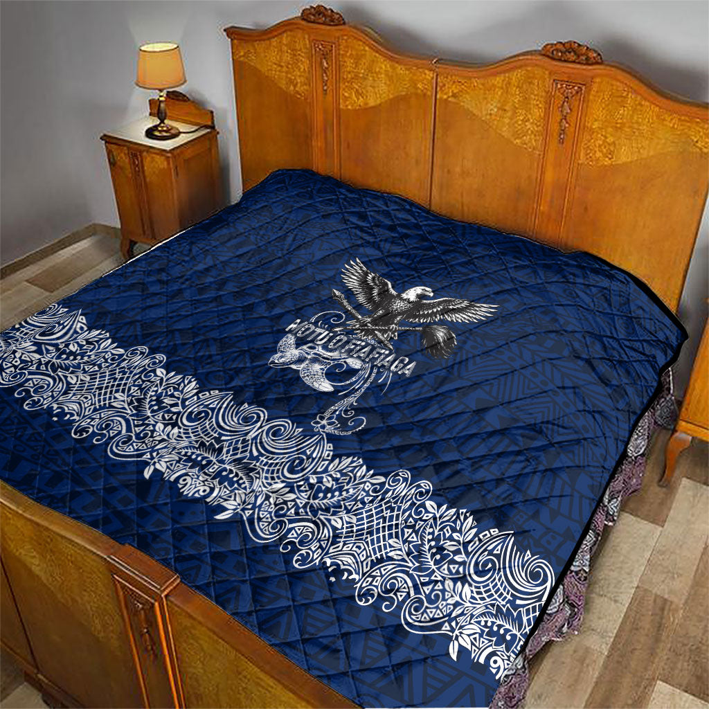 American Samoa Eagle Quilt Sea Turtle Traditional Polynesian Tribal Tattoo
