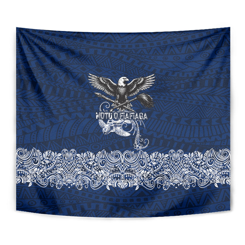 American Samoa Eagle Tapestry Sea Turtle Traditional Polynesian Tribal Tattoo