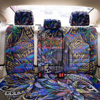 American Samoa Warrior Back Car Seat Cover Polynesian Fruit Bat Talofa Urban Graffiti Street Art