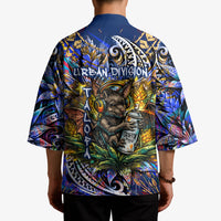 American Samoa Warrior Kimono Polynesian Fruit Bat Talofa Urban Graffiti Street Art