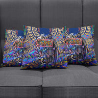 American Samoa Warrior Pillow Cover Polynesian Fruit Bat Talofa Urban Graffiti Street Art