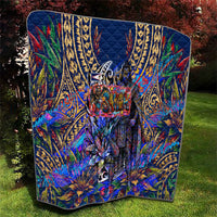 American Samoa Warrior Quilt Polynesian Fruit Bat Talofa Urban Graffiti Street Art