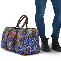 American Samoa Warrior Travel Bag Polynesian Fruit Bat Talofa Urban Graffiti Street Art