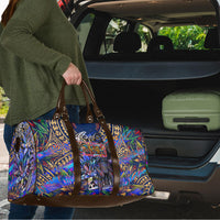 American Samoa Warrior Travel Bag Polynesian Fruit Bat Talofa Urban Graffiti Street Art