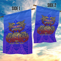 Personalized Polynesian 60th Birthday Garden Flag Polynesian Tribal Art Vintage Ocean Pattern TS04 - Polynesian Pride