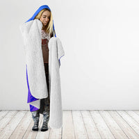 Personalized Polynesian 60th Birthday Hooded Blanket Polynesian Tribal Art Vintage Ocean Pattern TS04 - Polynesian Pride