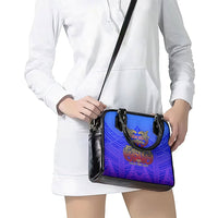 Personalized Polynesian 60th Birthday Shoulder Handbag Polynesian Tribal Art Vintage Ocean Pattern TS04 - Polynesian Pride