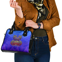 Personalized Polynesian 60th Birthday Shoulder Handbag Polynesian Tribal Art Vintage Ocean Pattern TS04 - Polynesian Pride