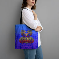 Personalized Polynesian 60th Birthday Tote Bag Polynesian Tribal Art Vintage Ocean Pattern TS04 - Polynesian Pride