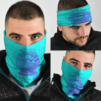 Personalized Polynesian 60th Birthday Island Life Since 1966 Neck Gaiter Vibrant Tribal Tattoo Ocean Sunset Pattern TS04 - Polynesian Pride