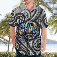 Chur Bro Shaka Sign Hawaiian Shirt New Zealand Koru Colorful Graffiti Splash TS04 - Polynesian Pride