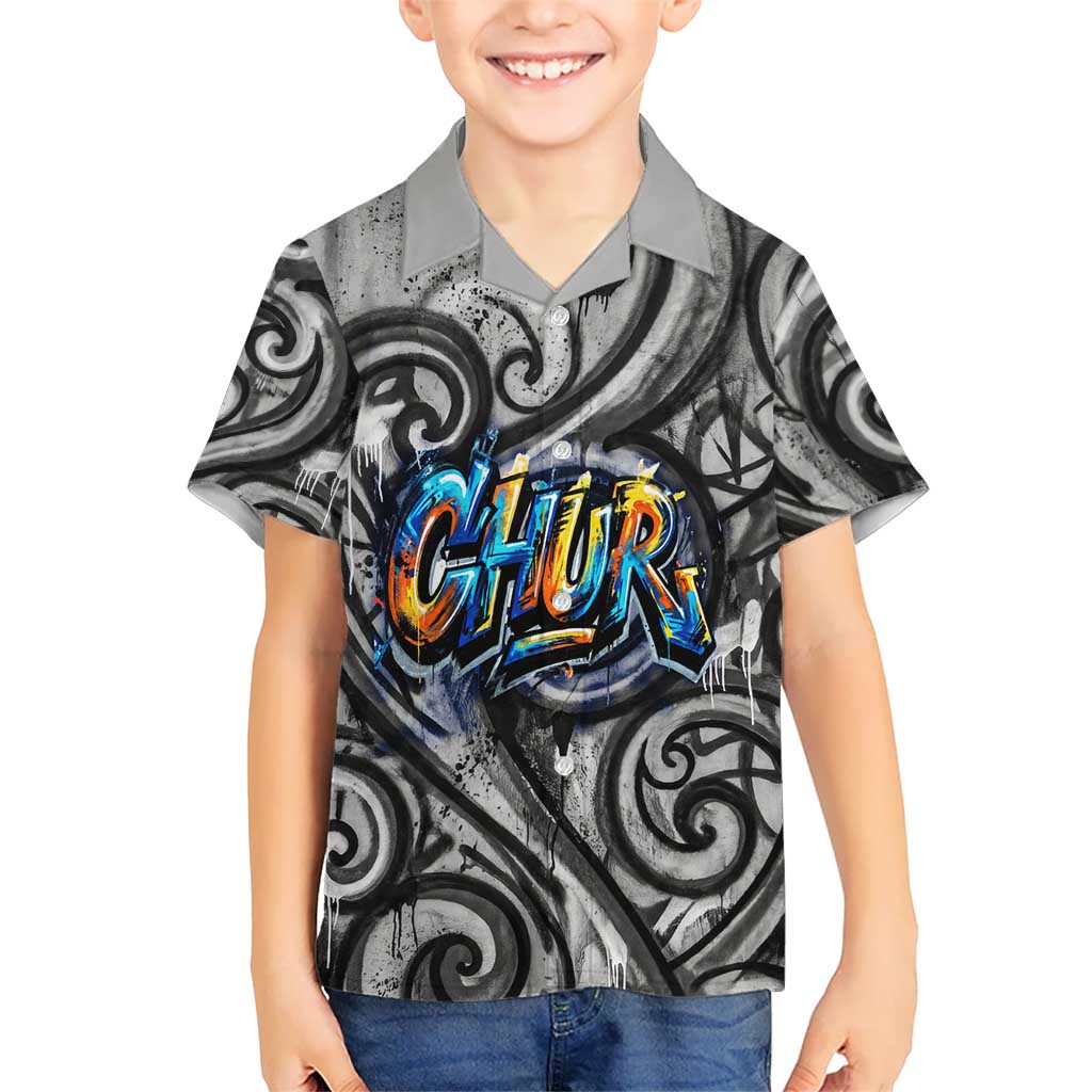 Chur Bro Shaka Sign Hawaiian Shirt New Zealand Koru Colorful Graffiti Splash TS04 - Polynesian Pride