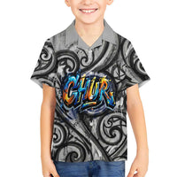 Chur Bro Shaka Sign Hawaiian Shirt New Zealand Koru Colorful Graffiti Splash TS04 - Polynesian Pride