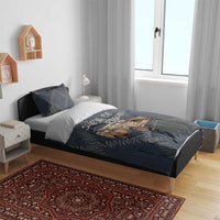 New Zealand She’ll Be Right Bedding Set NZ Slang No. 8 Wire Map Pattern