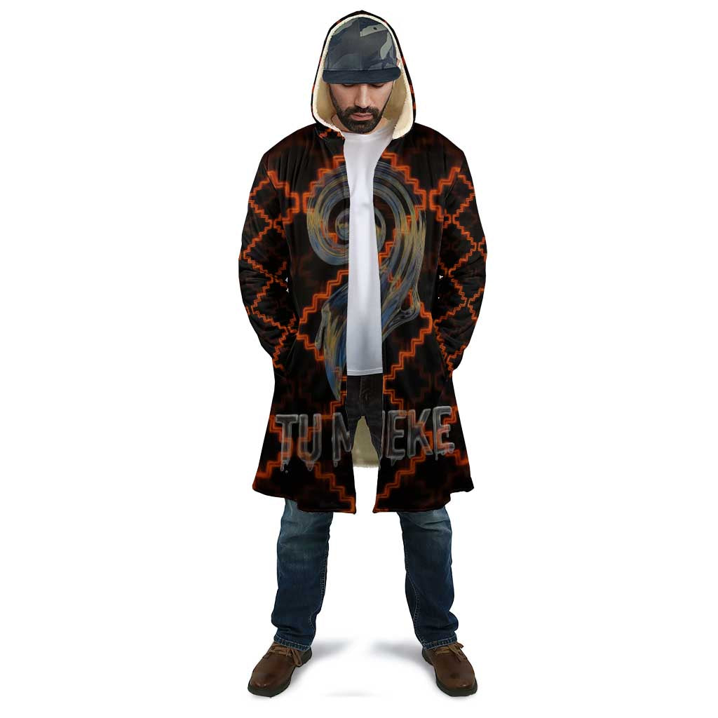 Tu Meke Maori New Zealand Slang Cloak with Glow Neon Step Style