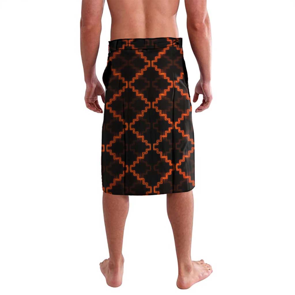 Tu Meke Maori New Zealand Slang Lavalava with Glow Neon Step Style