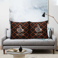 Tu Meke Maori New Zealand Slang Pillow Cover with Glow Neon Step Style
