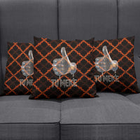 Tu Meke Maori New Zealand Slang Pillow Cover with Glow Neon Step Style